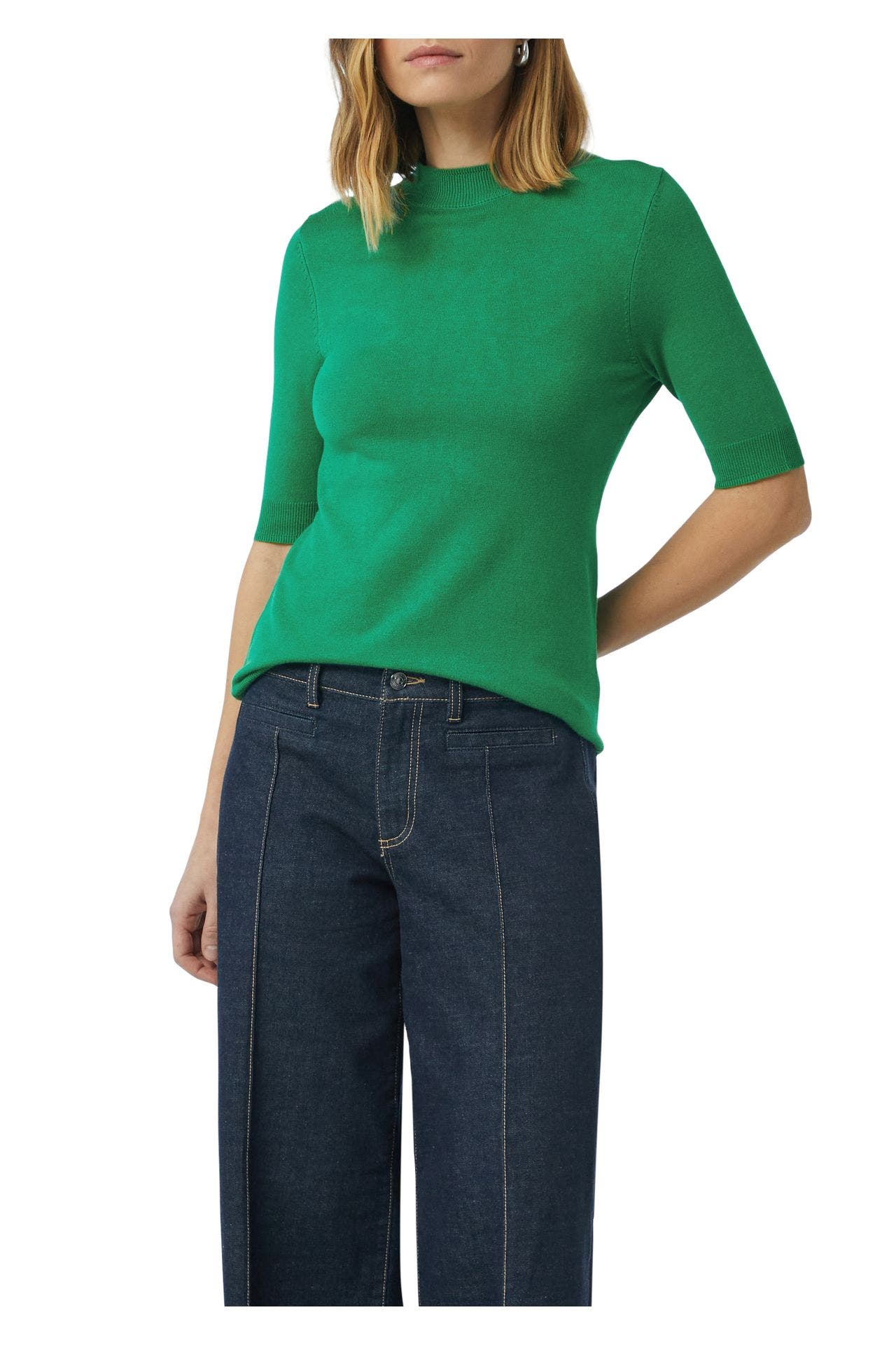 COMMA, Feinstrick-Pullover grün, Bild 1