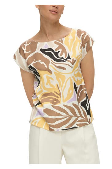 S.OLIVER BLACK LABEL Blusenshirt gemustert