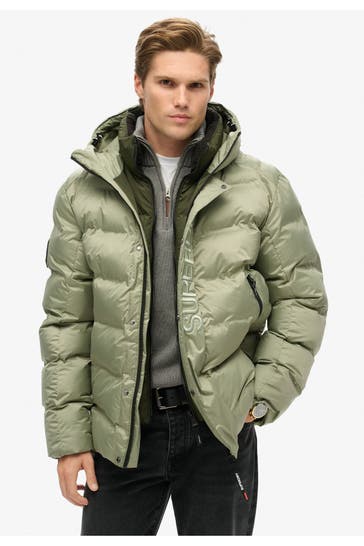 SUPERDRY Steppjacke jade