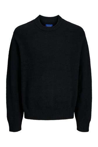 JACK & JONES Strickpullover 'Joraustin' schwarz
