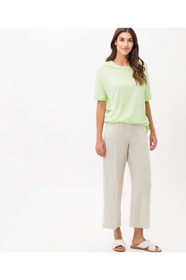 BRAX Leinenhose beige