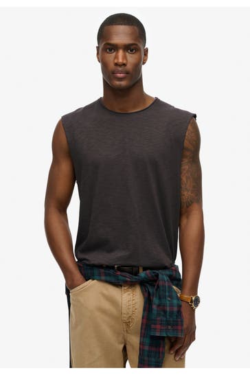 SUPERDRY Tank Top grau