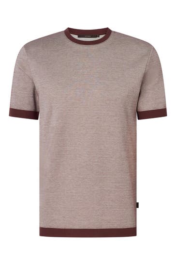 WINDSOR. T-Shirt 'Florito' weinrot meliert