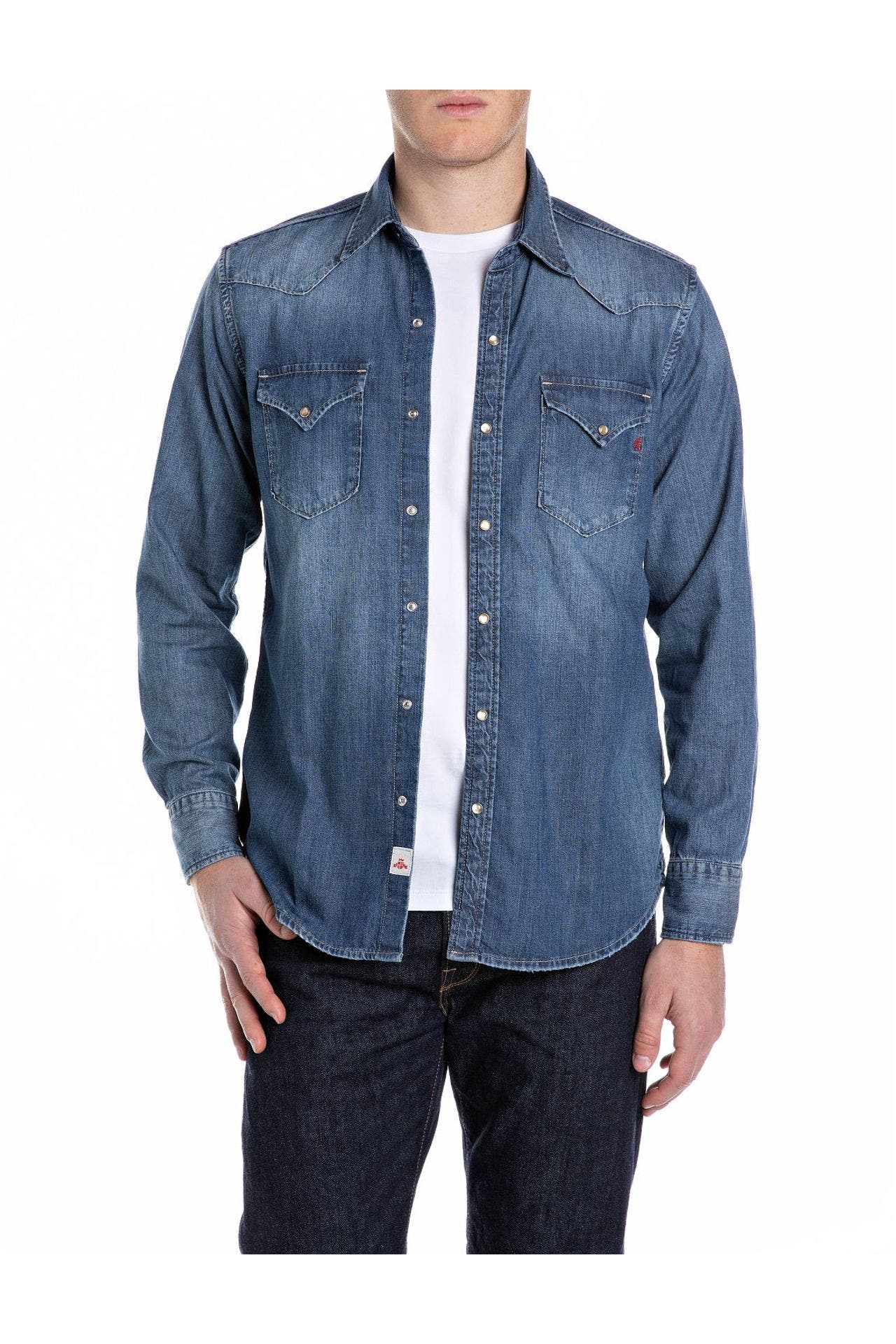 REPLAY Jeanshemd Regular Fit, Bild 1
