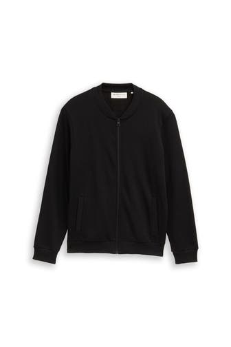TOM TAILOR Sweatjacke schwarz