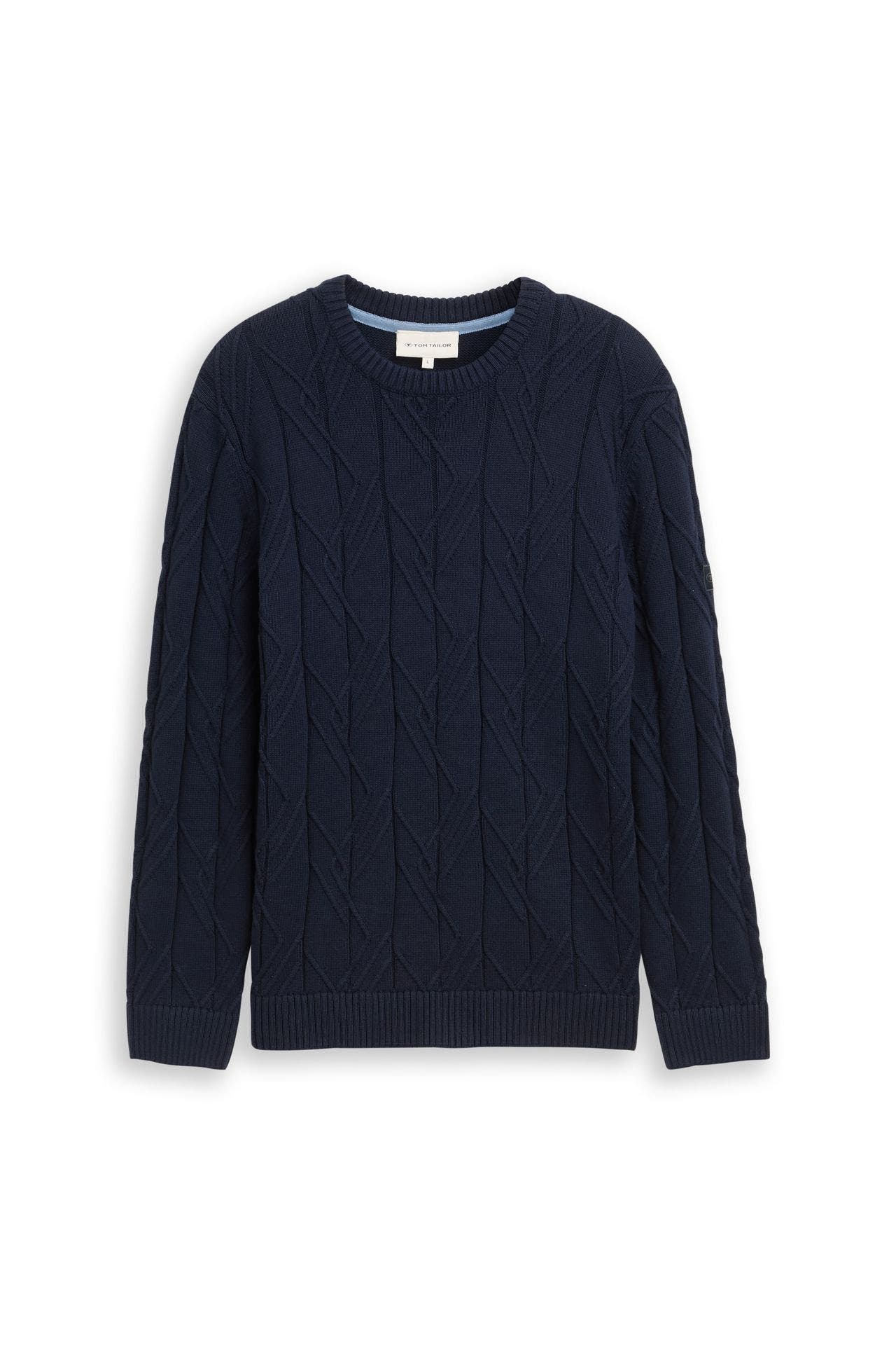 TOM TAILOR Strickpullover dunkelblau, Bild 1
