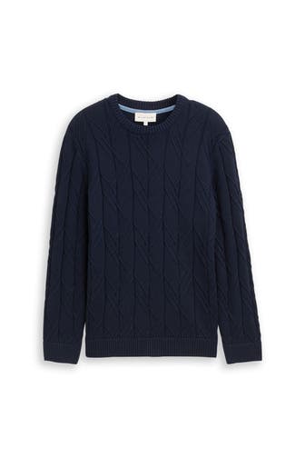 TOM TAILOR Strickpullover dunkelblau