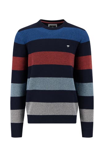 FYNCH-HATTON Strickpullover gestreift