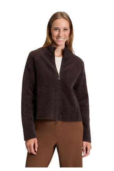 BETTY BARCLAY Strickjacke dunkelbraun