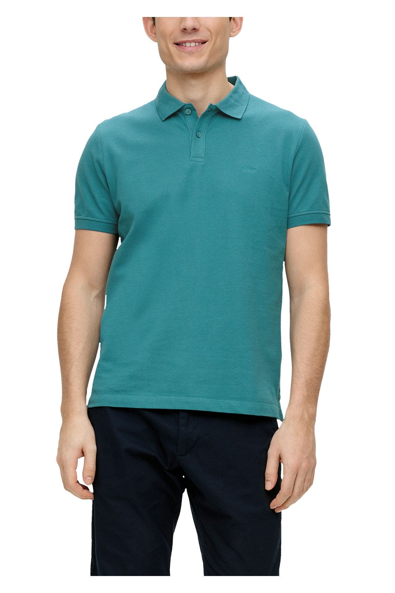 S.OLIVER Polo-Shirt petrol, Bild 1