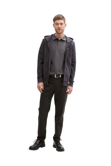 TOM TAILOR Sweatjacke anthrazit