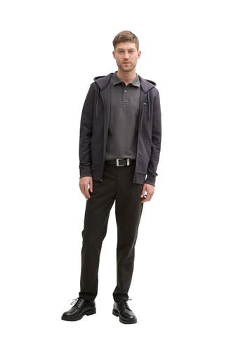 TOM TAILOR Sweatjacke anthrazit