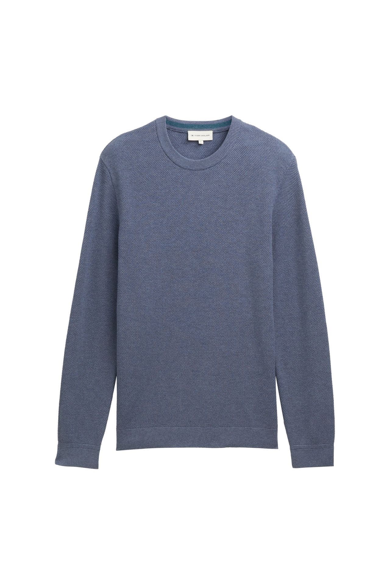 TOM TAILOR Strickpullover graublau, Bild 1