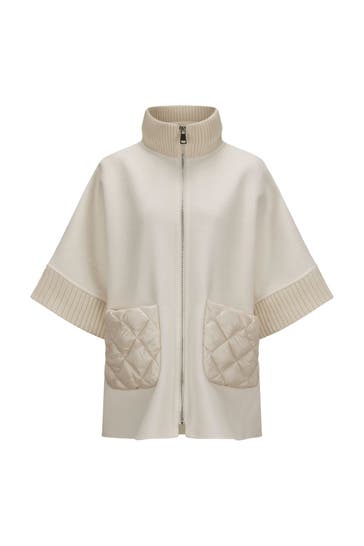 MILESTONE Poncho 'Alicia' creme