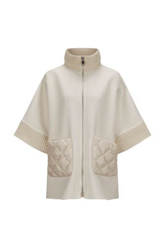 MILESTONE Poncho 'Alicia' creme