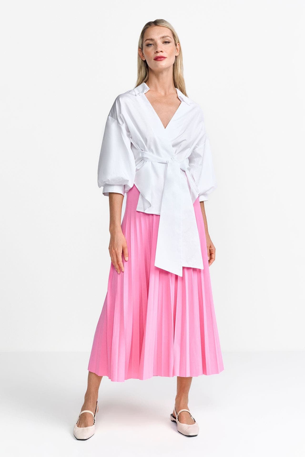 RICH & ROYAL Plisseerock pink, Bild 1