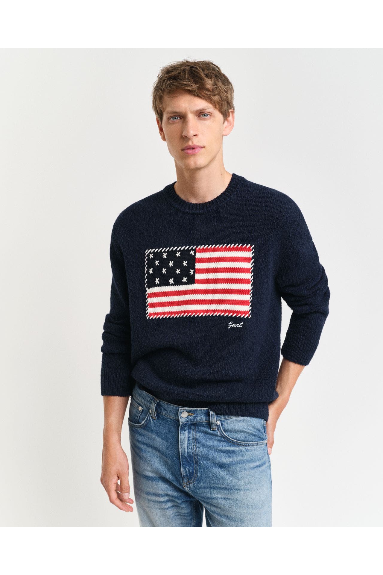 GANT Strickpullover dunkelblau, Bild 1