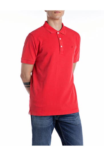 REPLAY Polo-Shirt rot