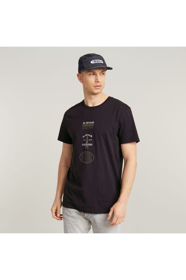 G-STAR T-Shirt schwarz