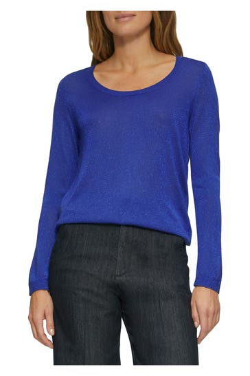 S.OLIVER BLACK LABEL Feinstrickpullover royalblau