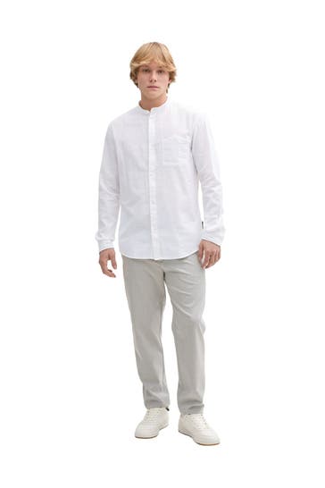 TOM TAILOR Casual-Hemd weiß