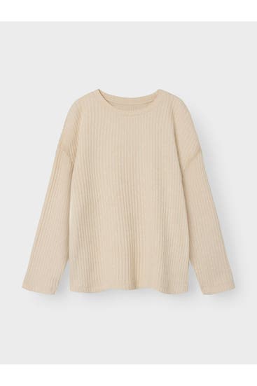NAME IT - Strickpullover creme