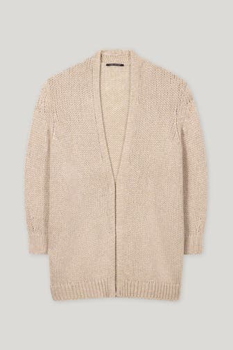 LUISA CERANO Strickjacke beige