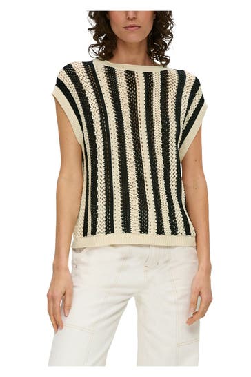 S.OLIVER Strickshirt gestreift