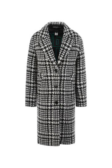MARC CAIN Wollmantel gemustert