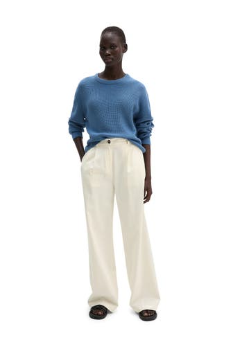 MARC O'POLO Strickpullover azurblau
