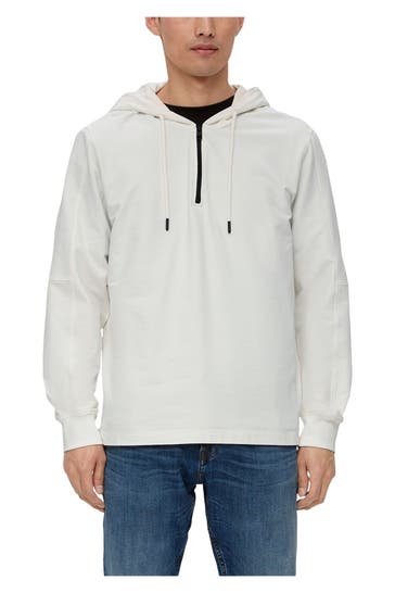 S.OLIVER Sweat-Troyer offwhite