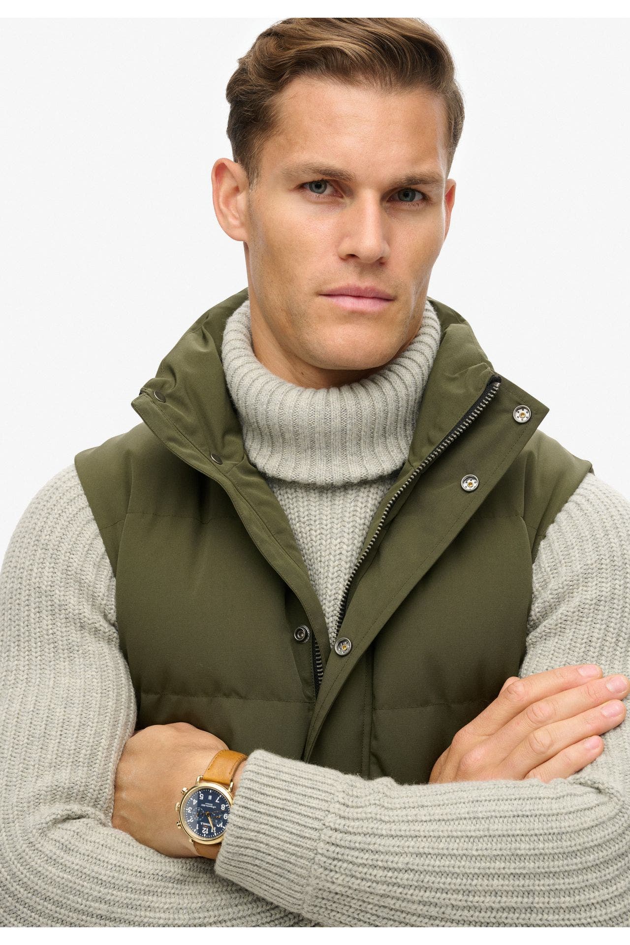 SUPERDRY Steppweste dunkelgrün, Bild 1