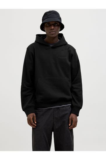 JACK & JONES Hoodie schwarz