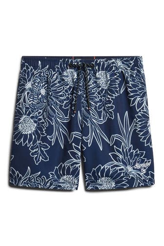 SUPERDRY Badeshorts gemustert
