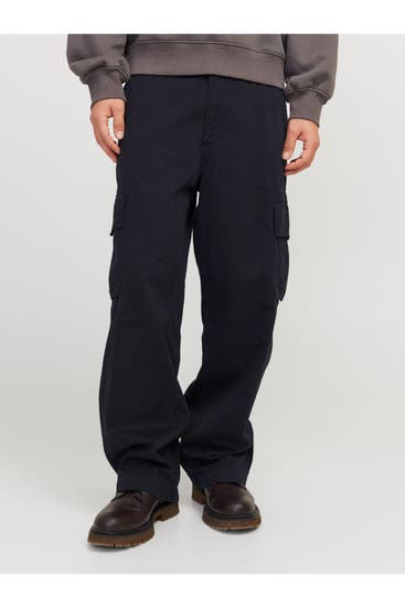 JACK & JONES - Cargohose schwarz