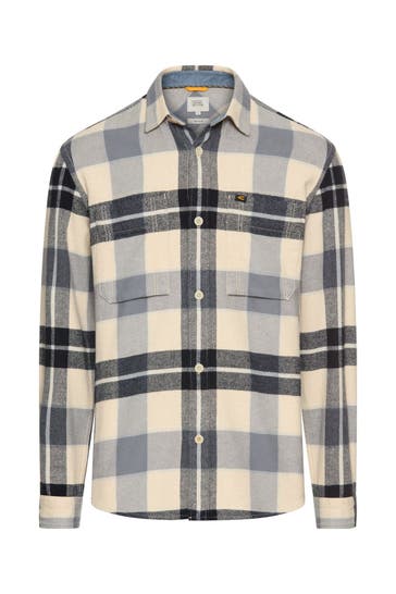 CAMEL ACTIVE Flanellhemd kariert