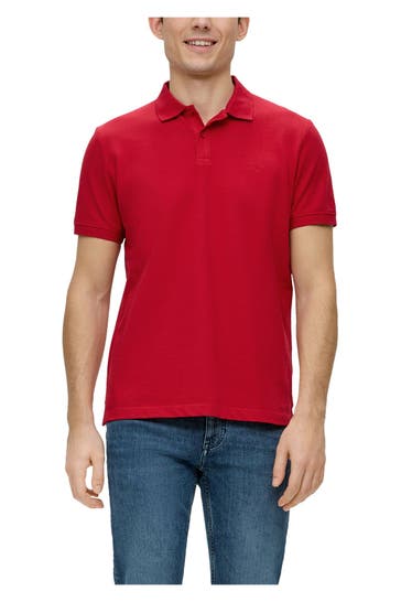 S.OLIVER Polo-Shirt rot