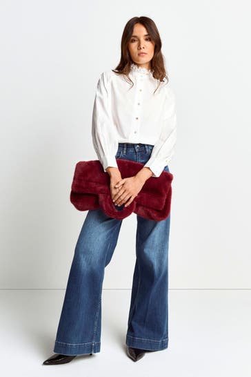 RICH & ROYAL Casual-Bluse weiß