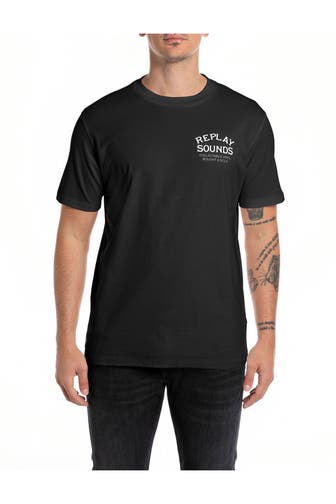 REPLAY T-Shirt schwarz