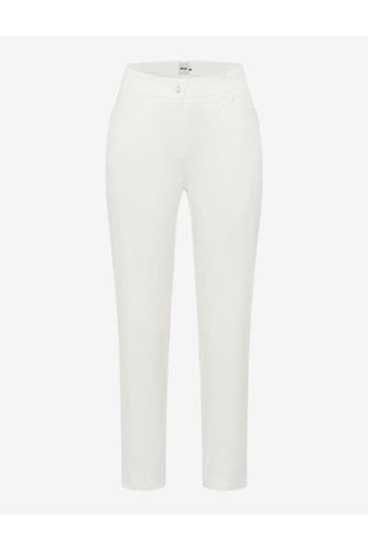 BRAX Stoffhose weiß