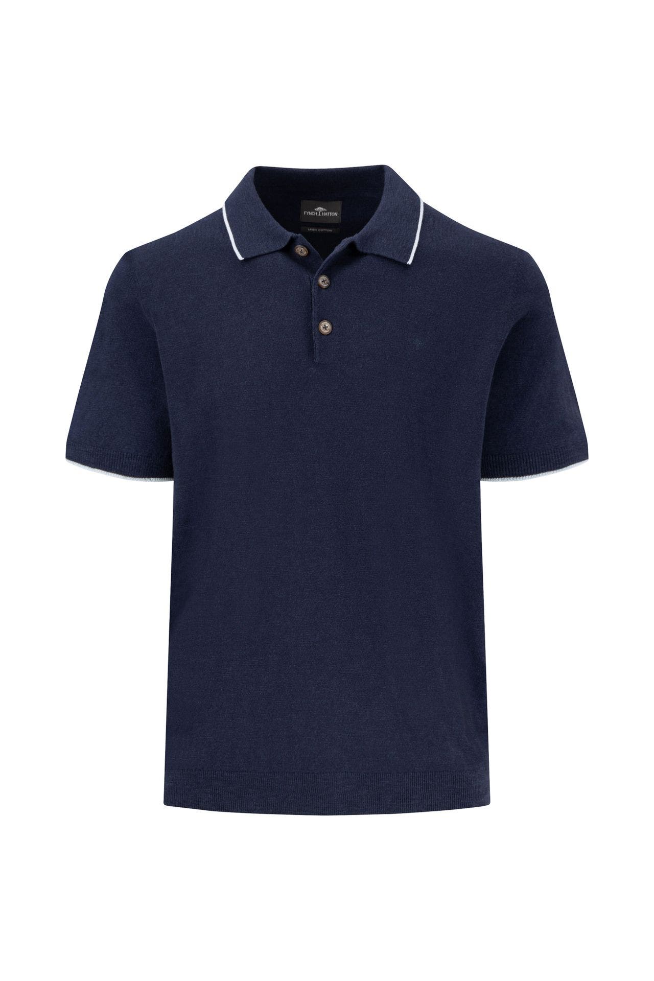 FYNCH-HATTON Strickpolo dunkelblau, Bild 1