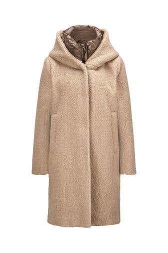 MILESTONE Kunstfell-Mantel 'Venus' altrosa