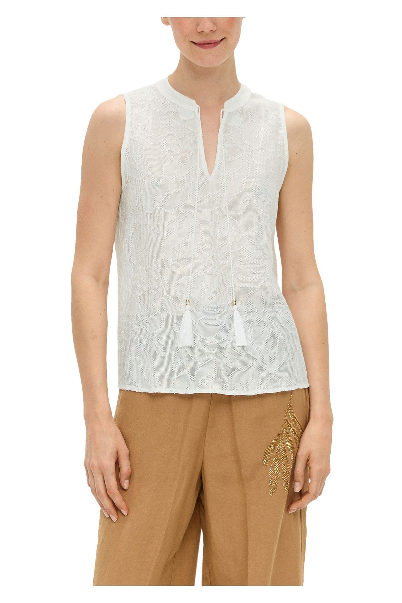 S.OLIVER BLACK LABEL Top weiß, Bild 1