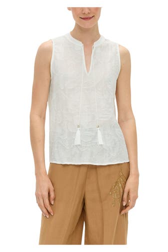 S.OLIVER BLACK LABEL Top weiß