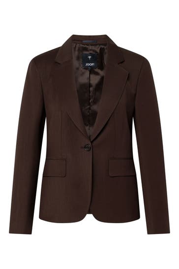 JOOP! 'Jane' wool-blend Blazer, dark brown