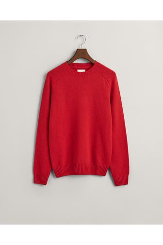 GANT Wollmix-Pullover rot