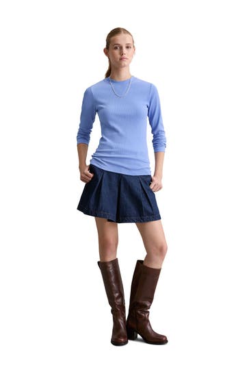 MARC O'POLO DENIM Longsleeve hellblau