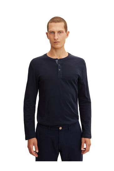 TOM TAILOR Longsleeve nachtblau