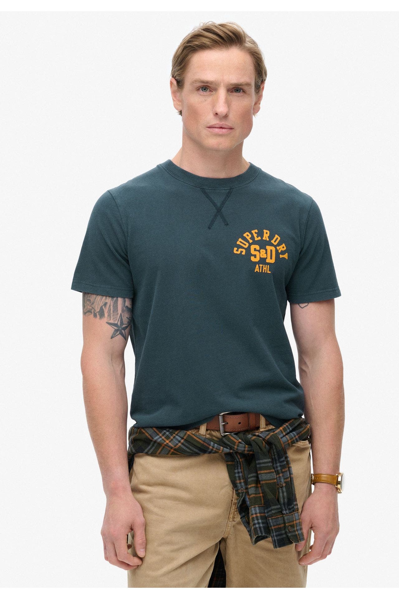 SUPERDRY T-Shirt petrol, Bild 1