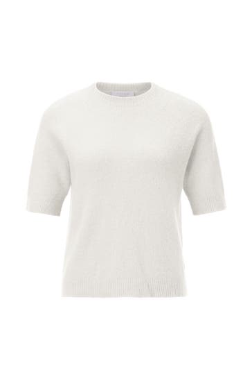 RICH & ROYAL Strickshirt weiß